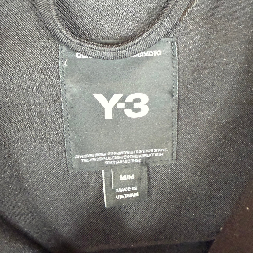 Y-3 Black Distressed Coaches Jacket