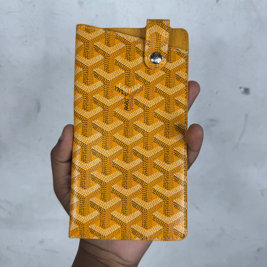 Goyard Yellow Glasses Case