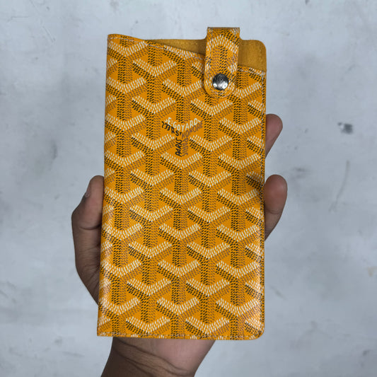 Goyard Yellow Glasses Case
