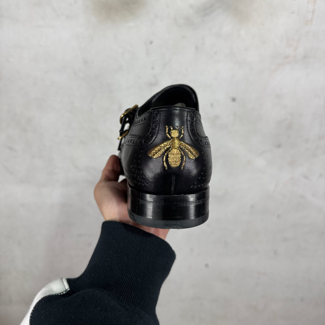 Gucci Rivet Strapped Derbys