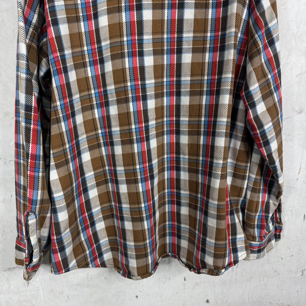 Vintage Big Mac Brown Plaid Flannel