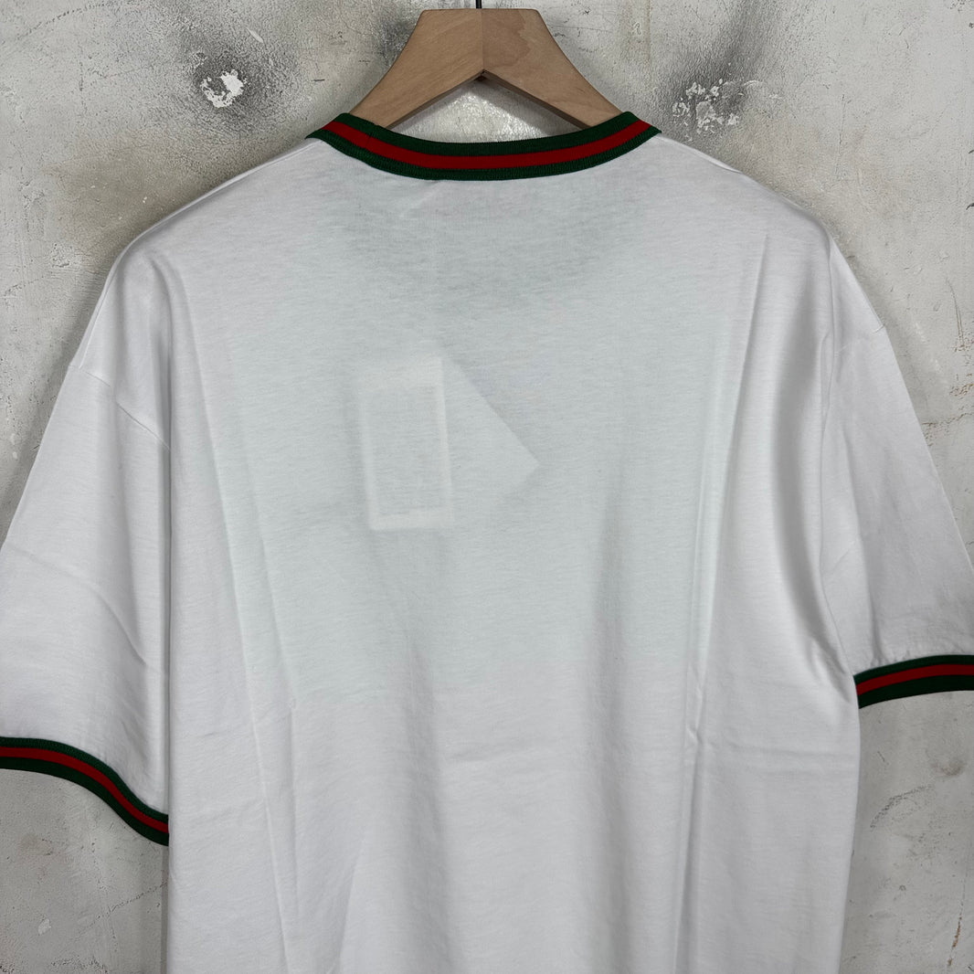 Gucci Webbed Ringer T-Shirt