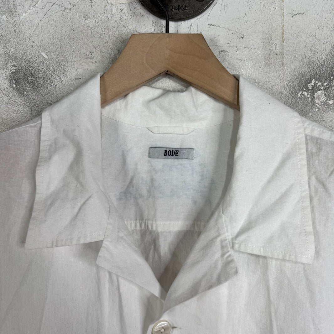 Bode Cool It Embroidered Shirt