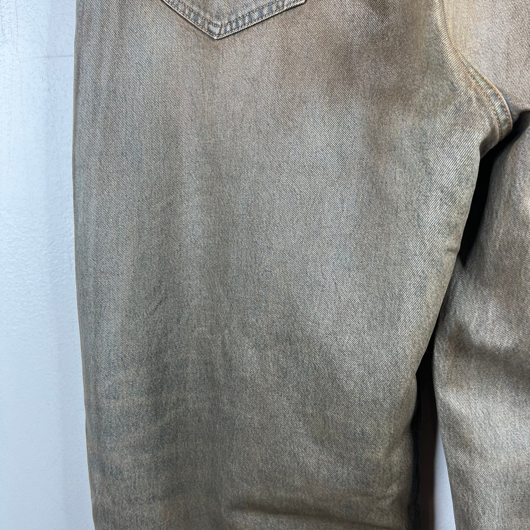 Acne Studios Baggy Waxed Jeans