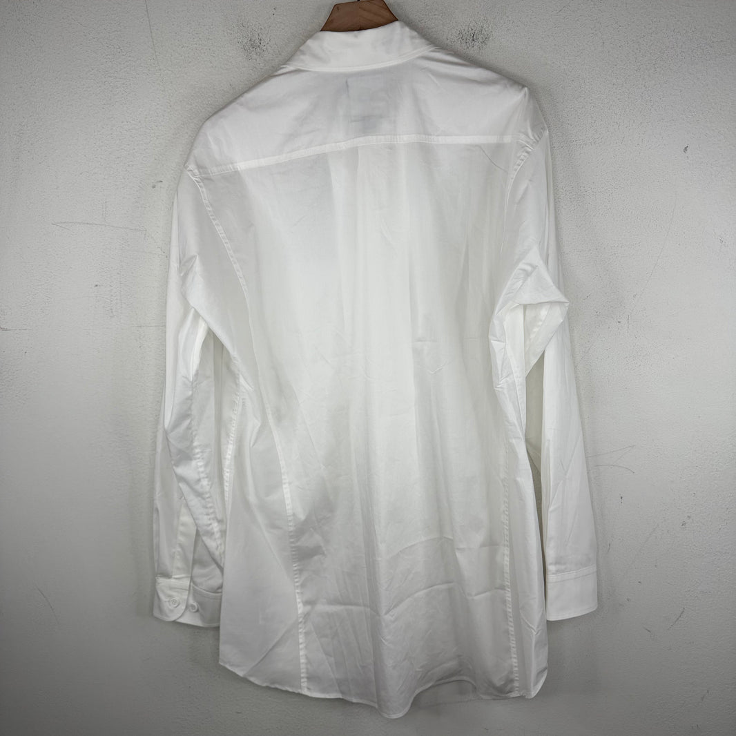 Y-3 White Button Up Shirt