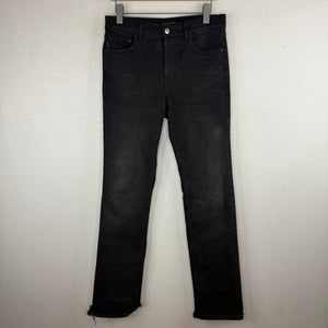Balenciaga Washed Black Slim Straight Jeans