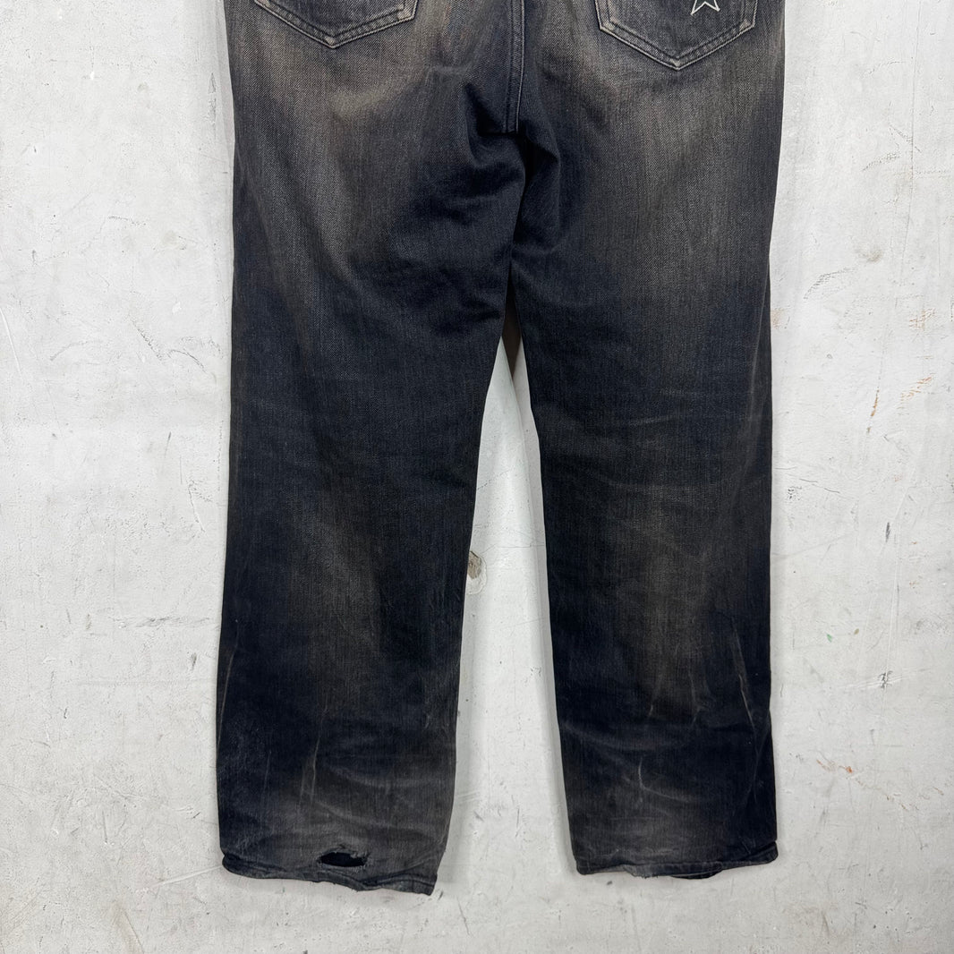 Supreme Black Selvedge Loose Fit Jeans