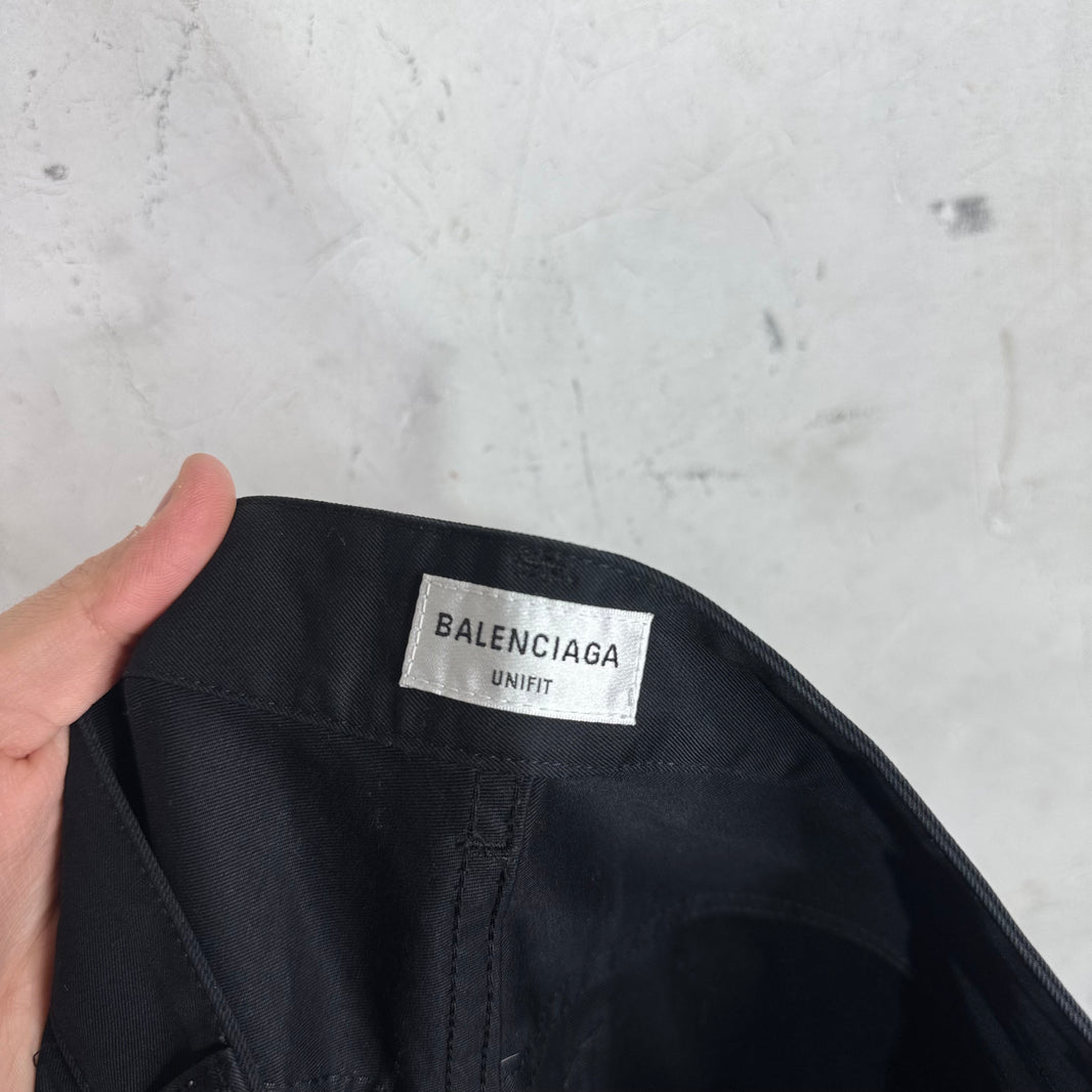 Balenciaga Lost Tape Flare Canvas Pants