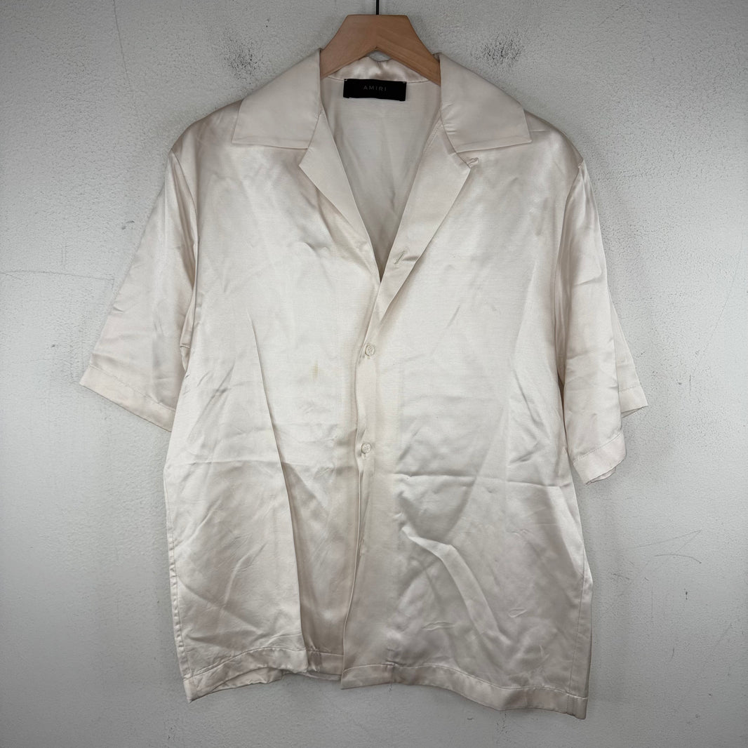 Amiri White Silk S/S Shirt