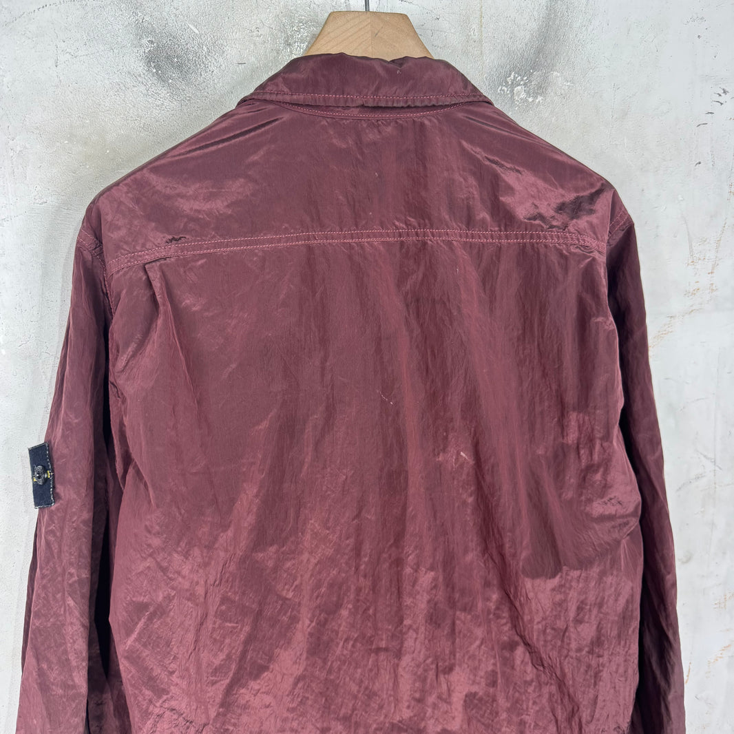 Stone Island Metallic Zipped Jacket