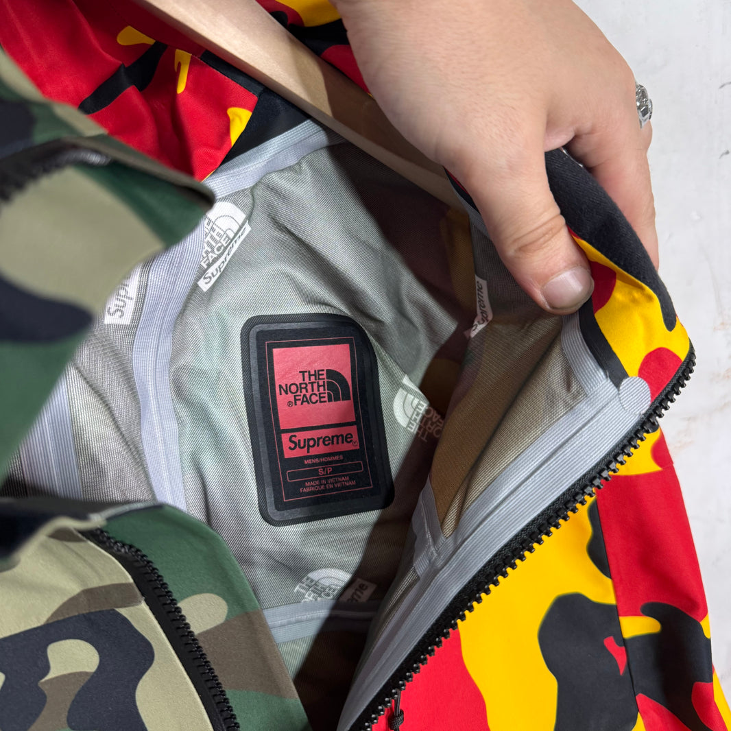 Supreme x TNF Split Camo Rain Jacket
