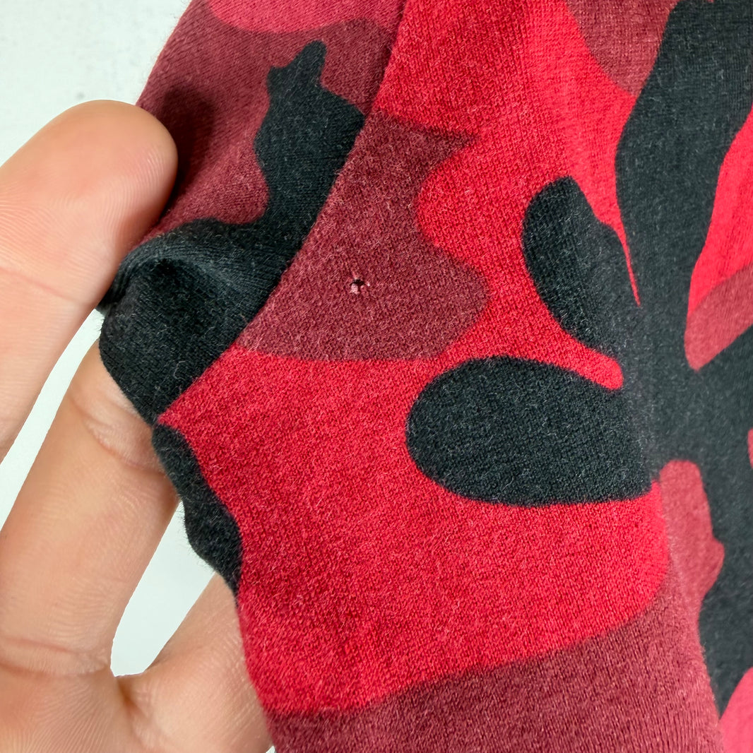 Valentino Red Camo Polo Shirt