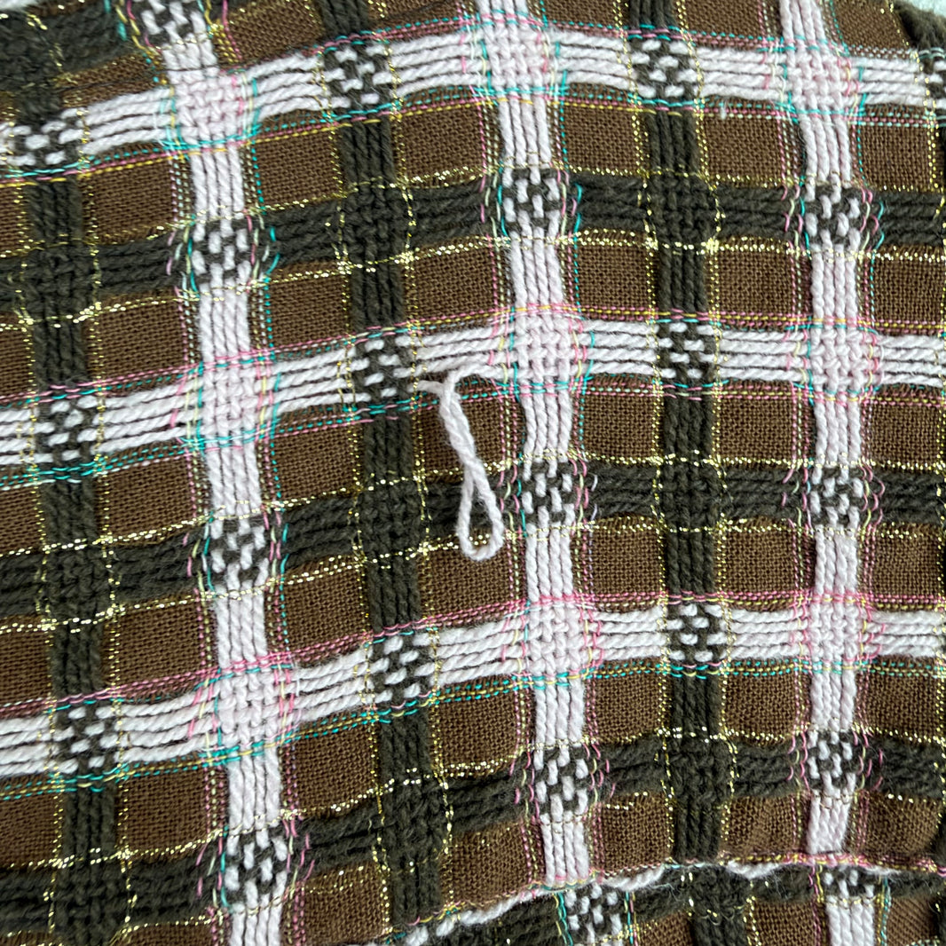 Supreme Brown/Pink Tweed Zip Jacket