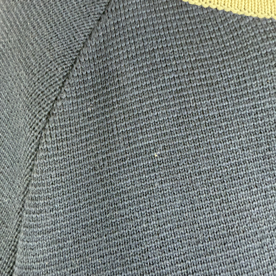 Gucci Navy Button-Up Knit Sweater