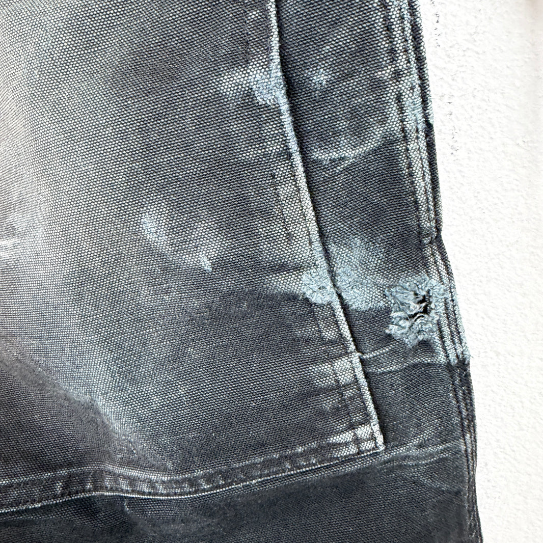 Vintage Smoked Carhartt Black Double Knee Pants