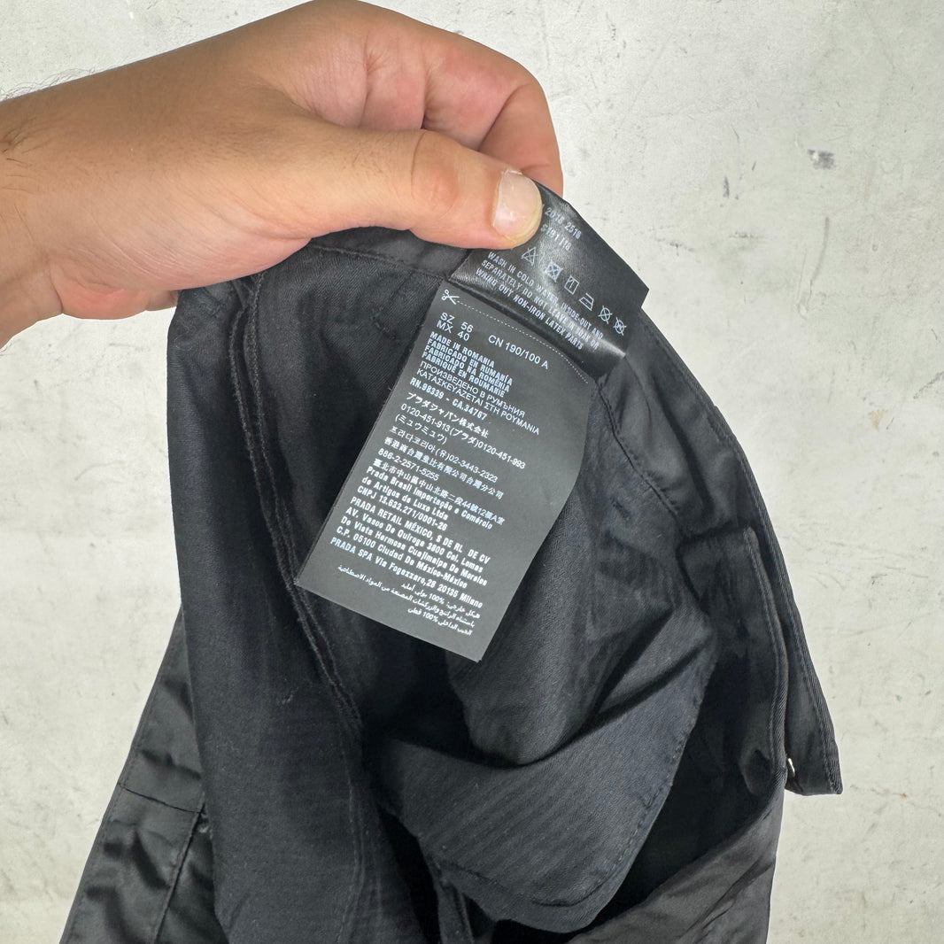Prada Velcro Ankle Stap Nylon Pants