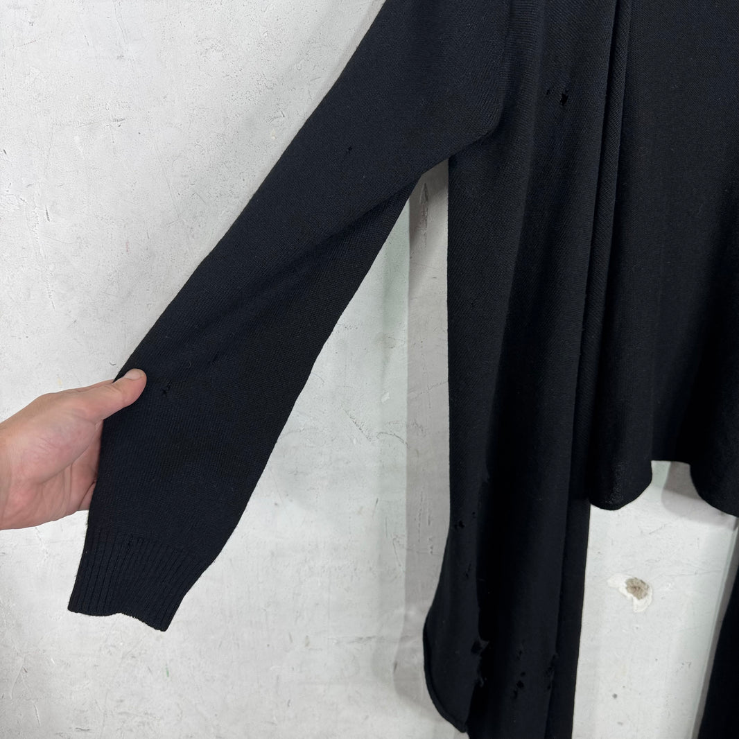 Chrome Hearts Cashmere Distressed Shawl