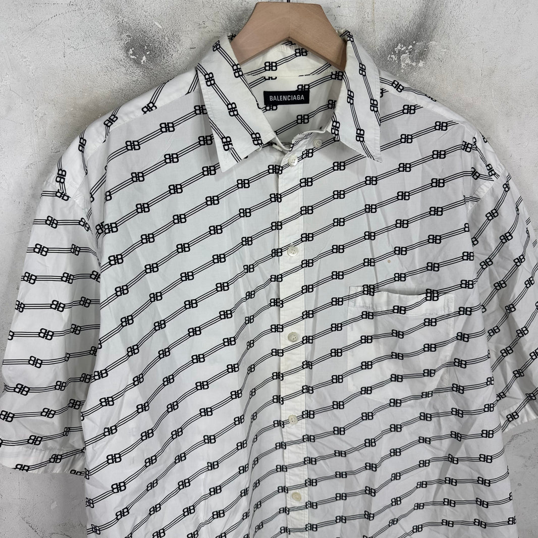 Balenciaga BB Striped SS Shirt