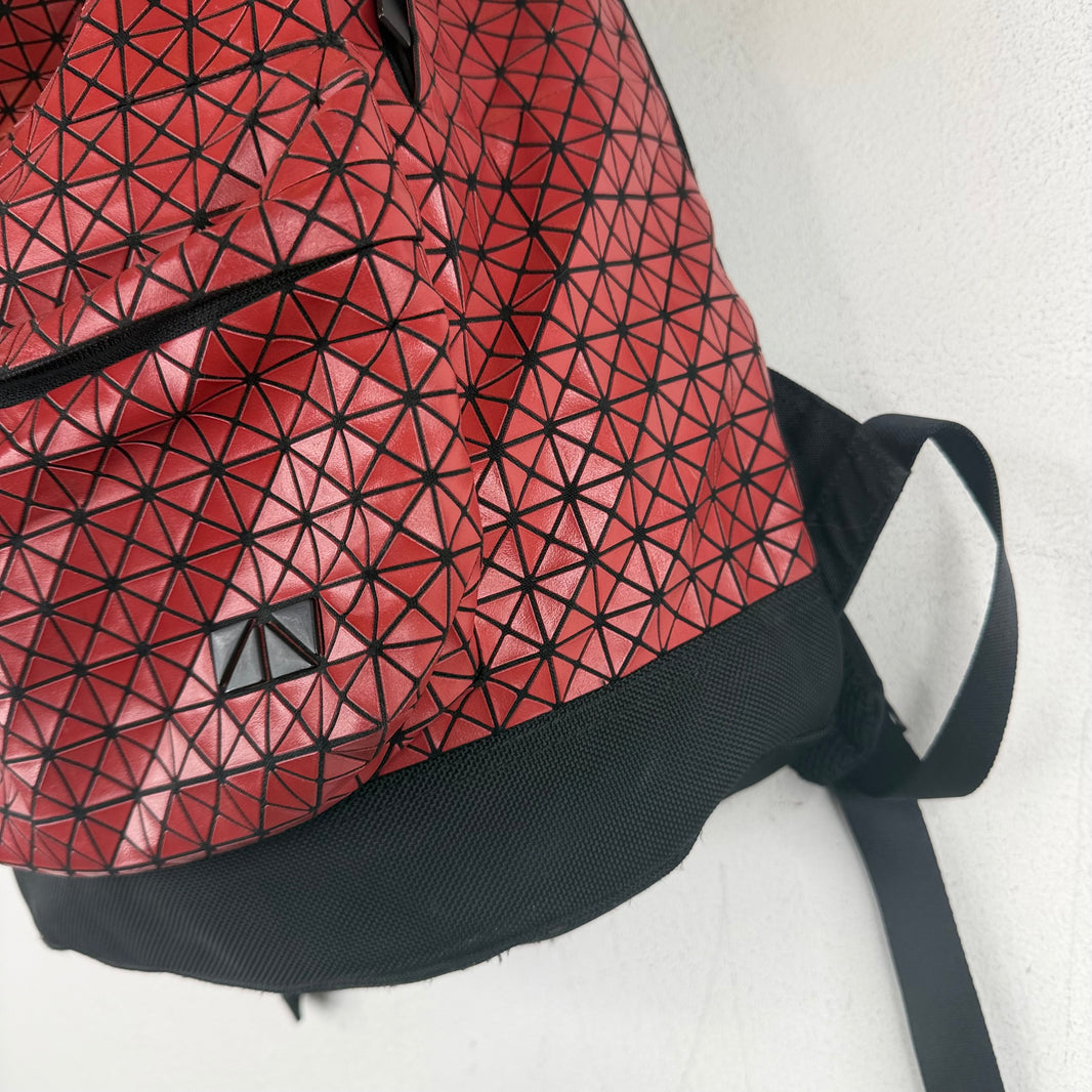 Issey Miyake Red Bao Bao Backpack
