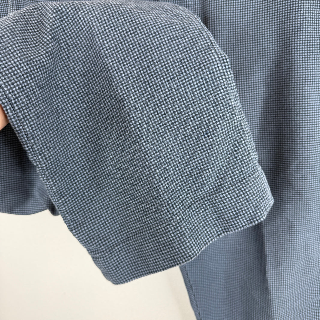 RRL Blue Plaid Trousers