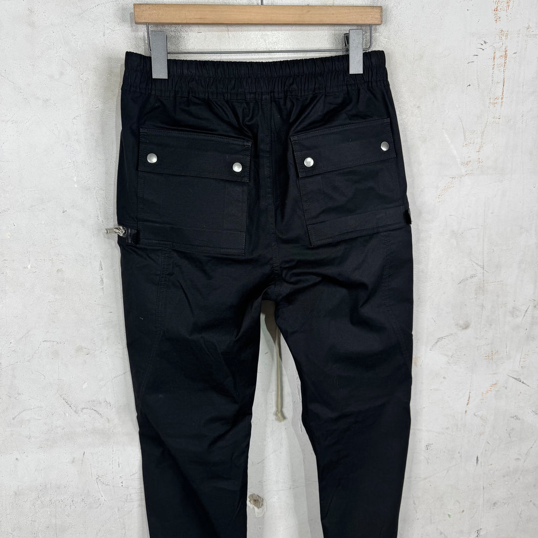 Rick Owens Strobe Canvas Bauhaus Joggers