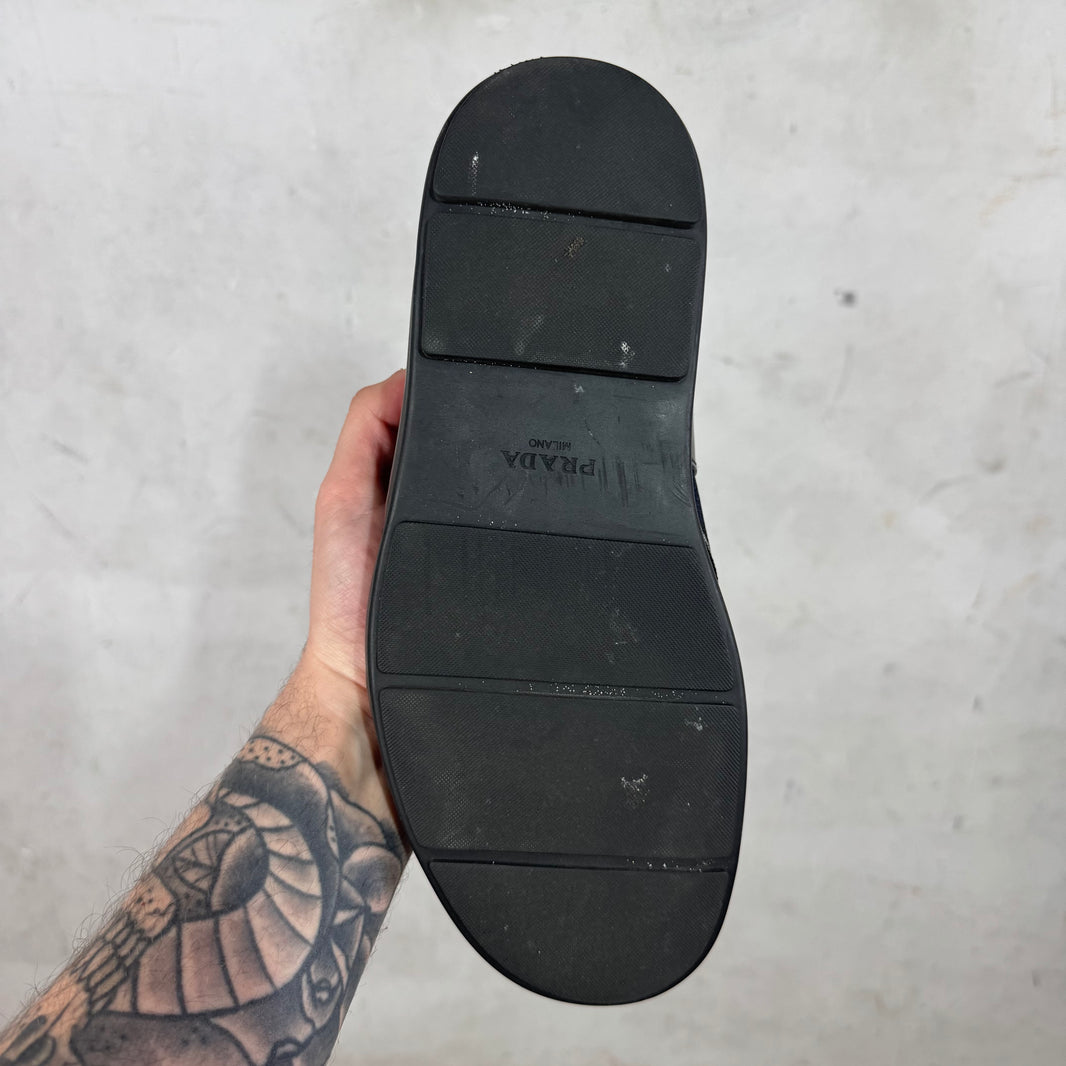Prada Logo Strapped Sandals