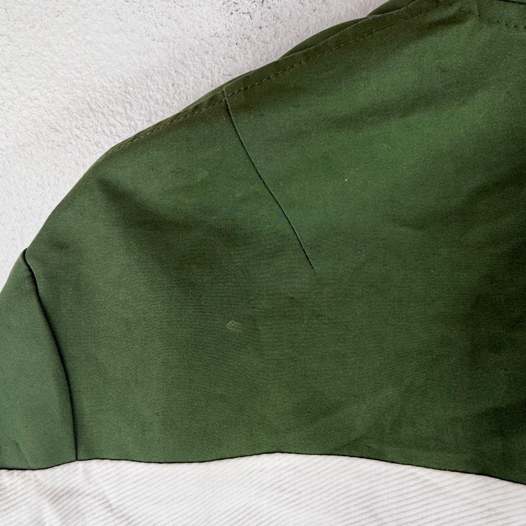Dries Van Noten Green Cropped Track Jacket