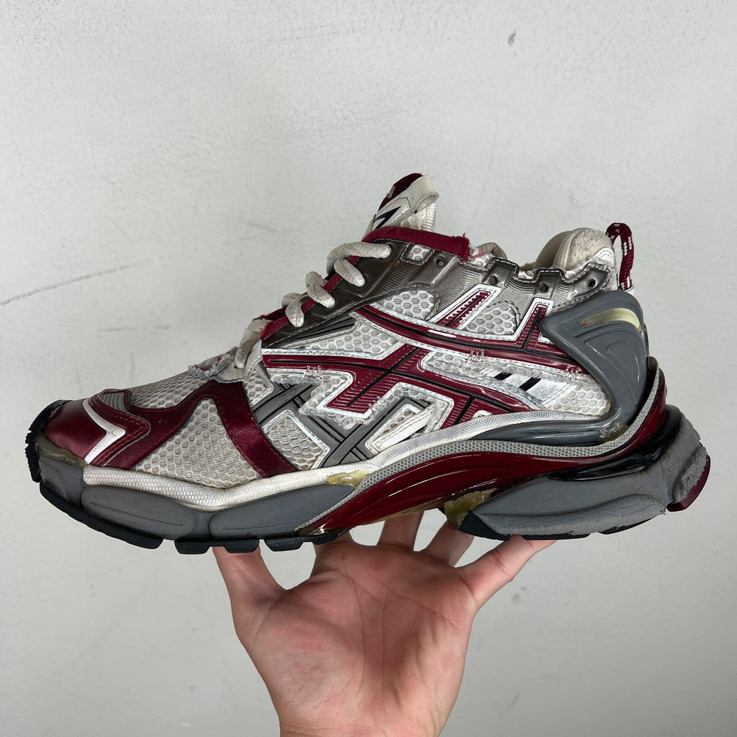 Balenciaga Burgundy Grey Runners