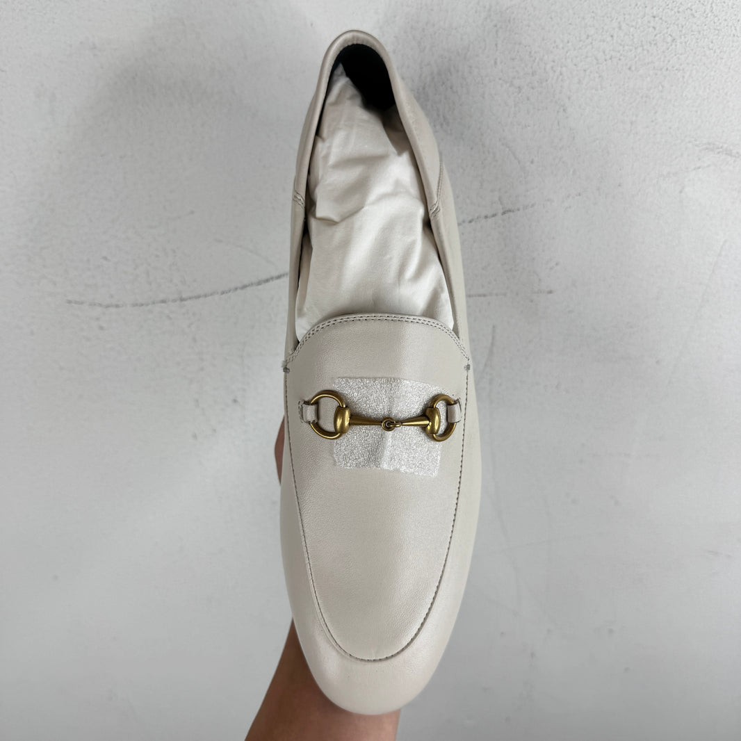 Gucci Horsebit White Loafer