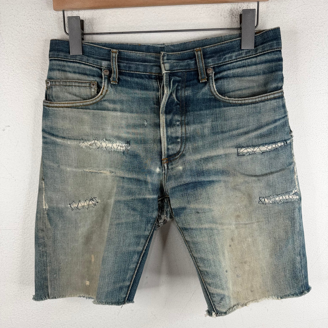 Dior Smoked Skinny Jean Shorts