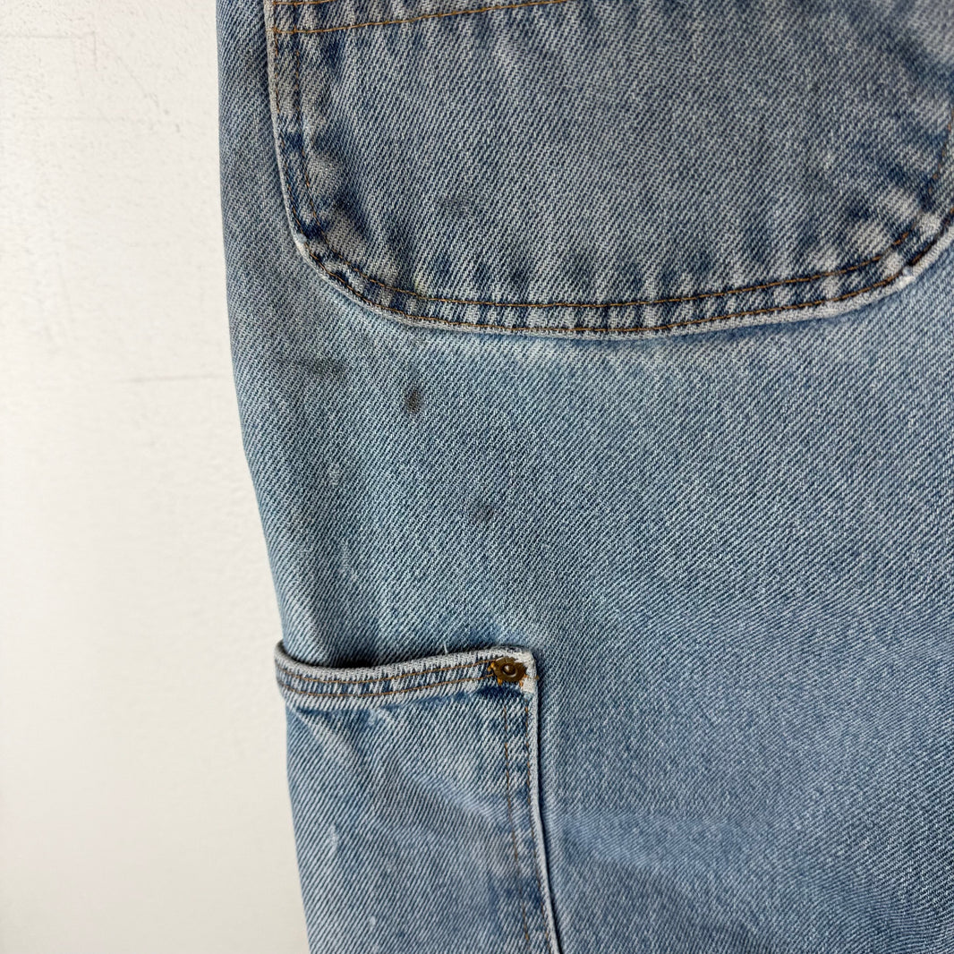 Vintage Smoked Denim Double Knee Jeans