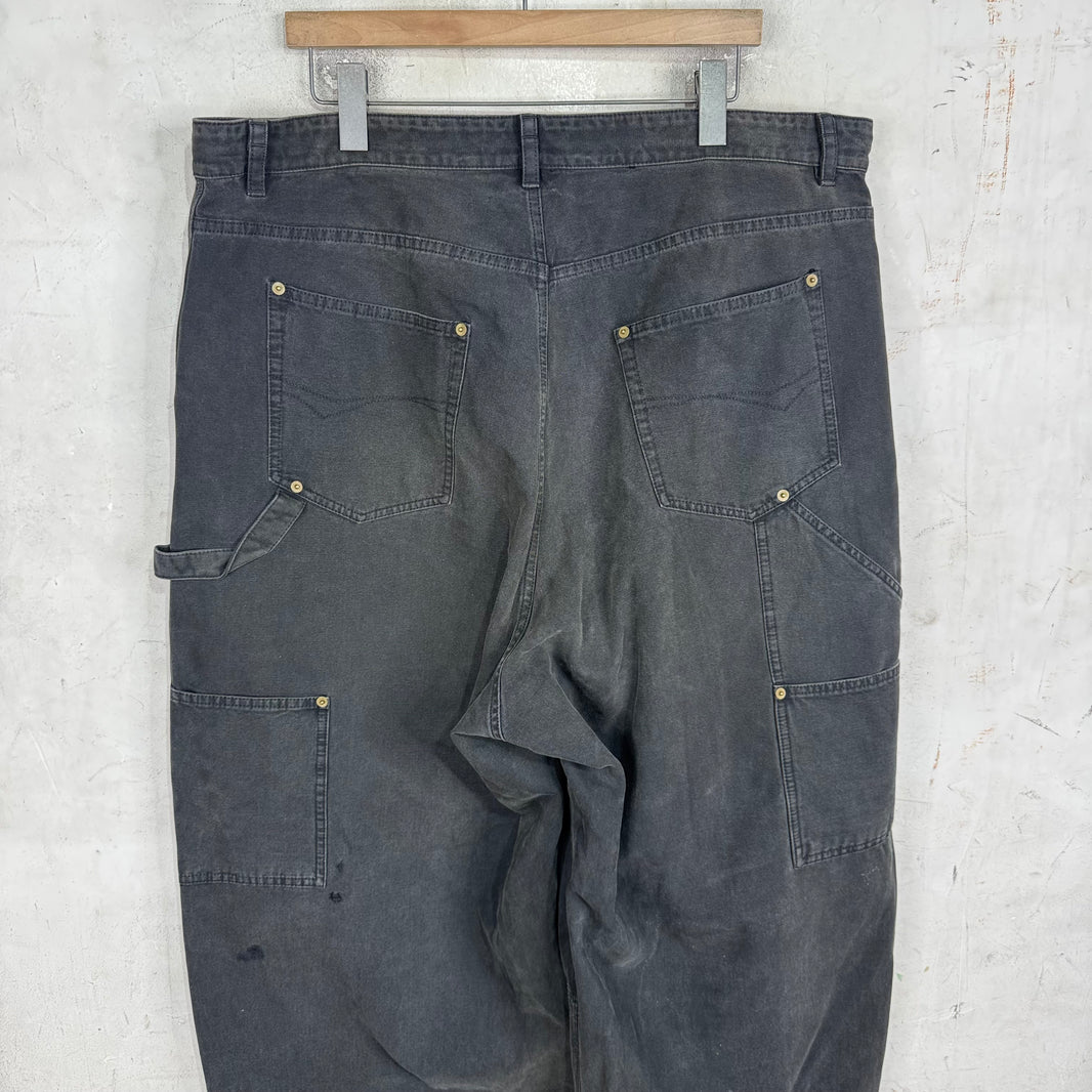 Balenciaga Washed Baggy Drawstring Carpenters
