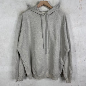 Auralee Grey Raglan Cut Hoodie