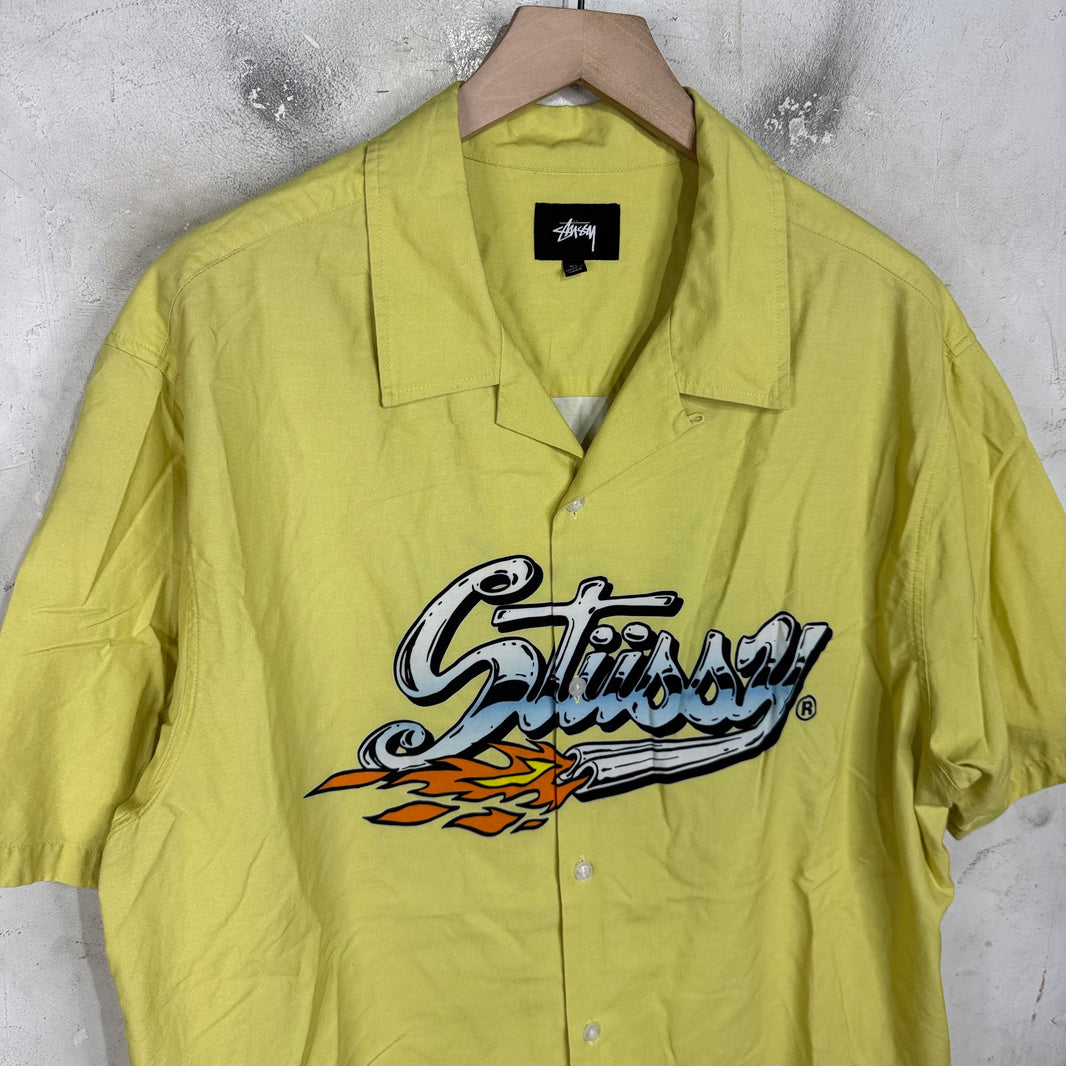 Stussy Script Exhaust Pipe Shirt