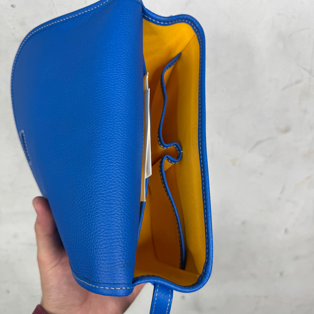 Goyard Blue Belvedere PM Messenger Bag