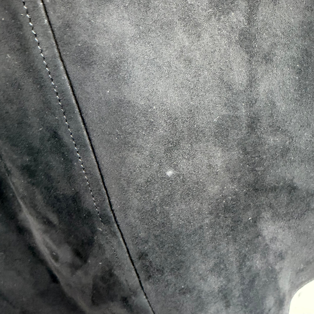 Our Legacy Leather Suede Zip Shirt