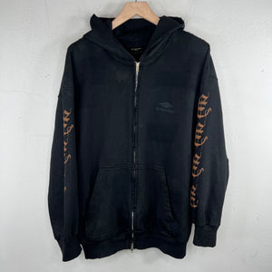 Balenciaga Heavy Metal Zip-Up Hoodie