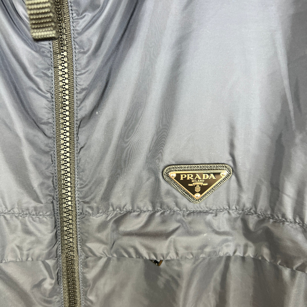 Prada Re-Nylon Hooded Windbreaker