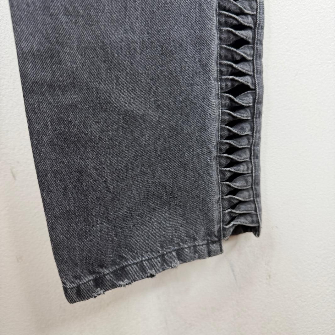 Martine Rose Black Twist Loop Jeans