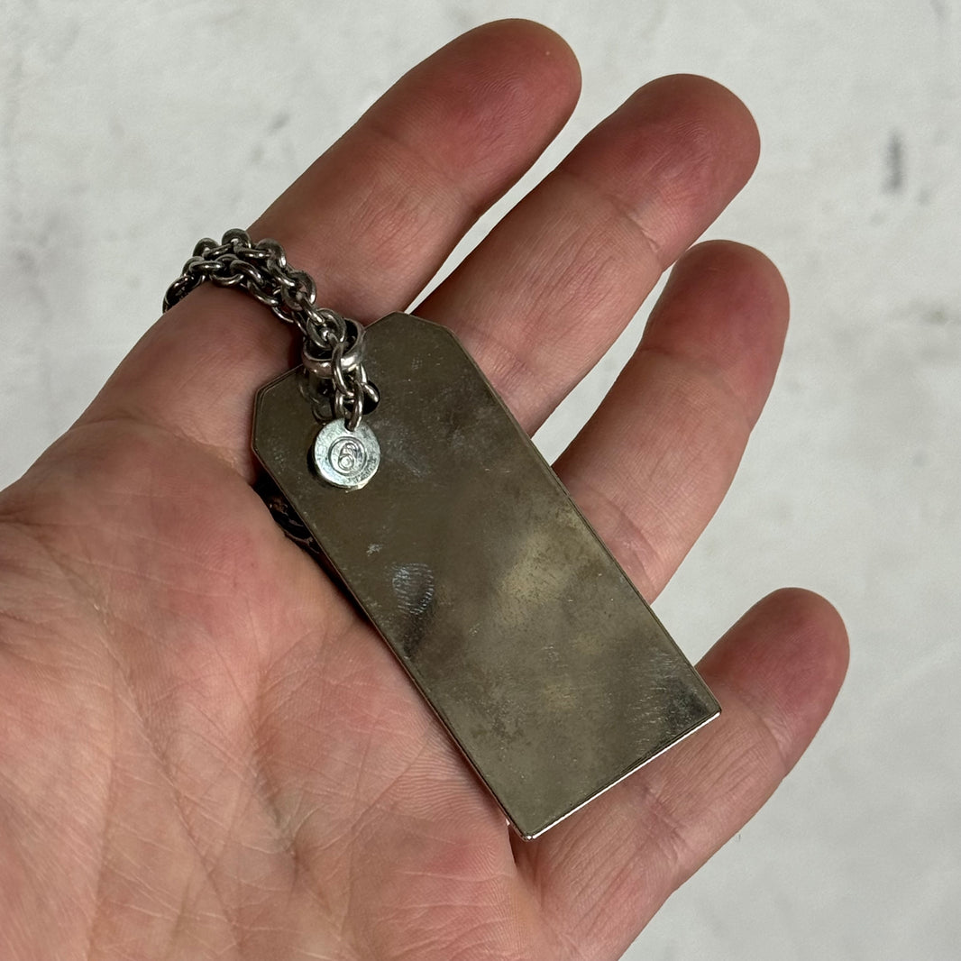 Margiela Pin Dog Tag Necklace