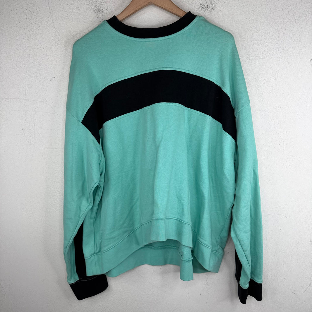 Martine Rose Two Tone Cursive Logo Crewneck