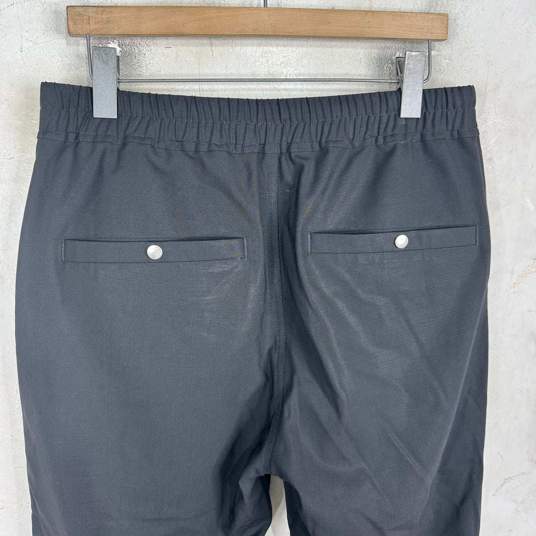Rick Owens Gethsemane Wool Zippered Pants