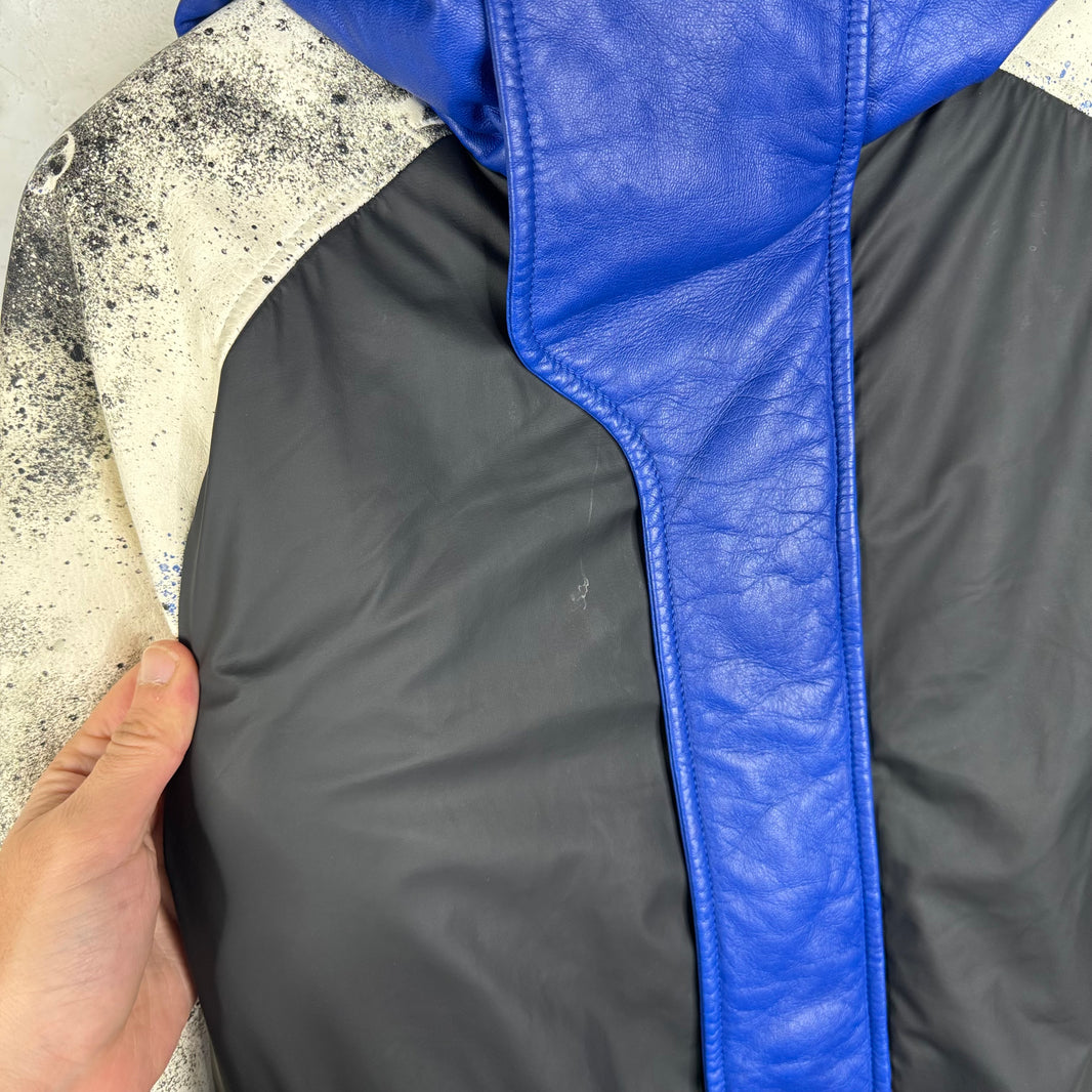 Louis Vuitton Leather Paneled Painter Down Jacket