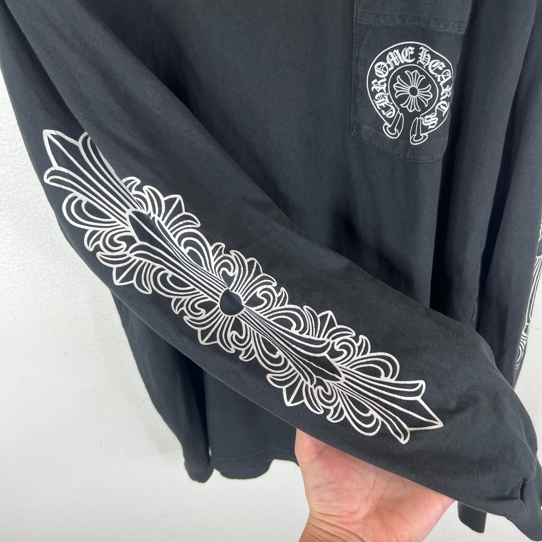 Chrome Hearts Fleur Las Vegas L/S T-Shirt