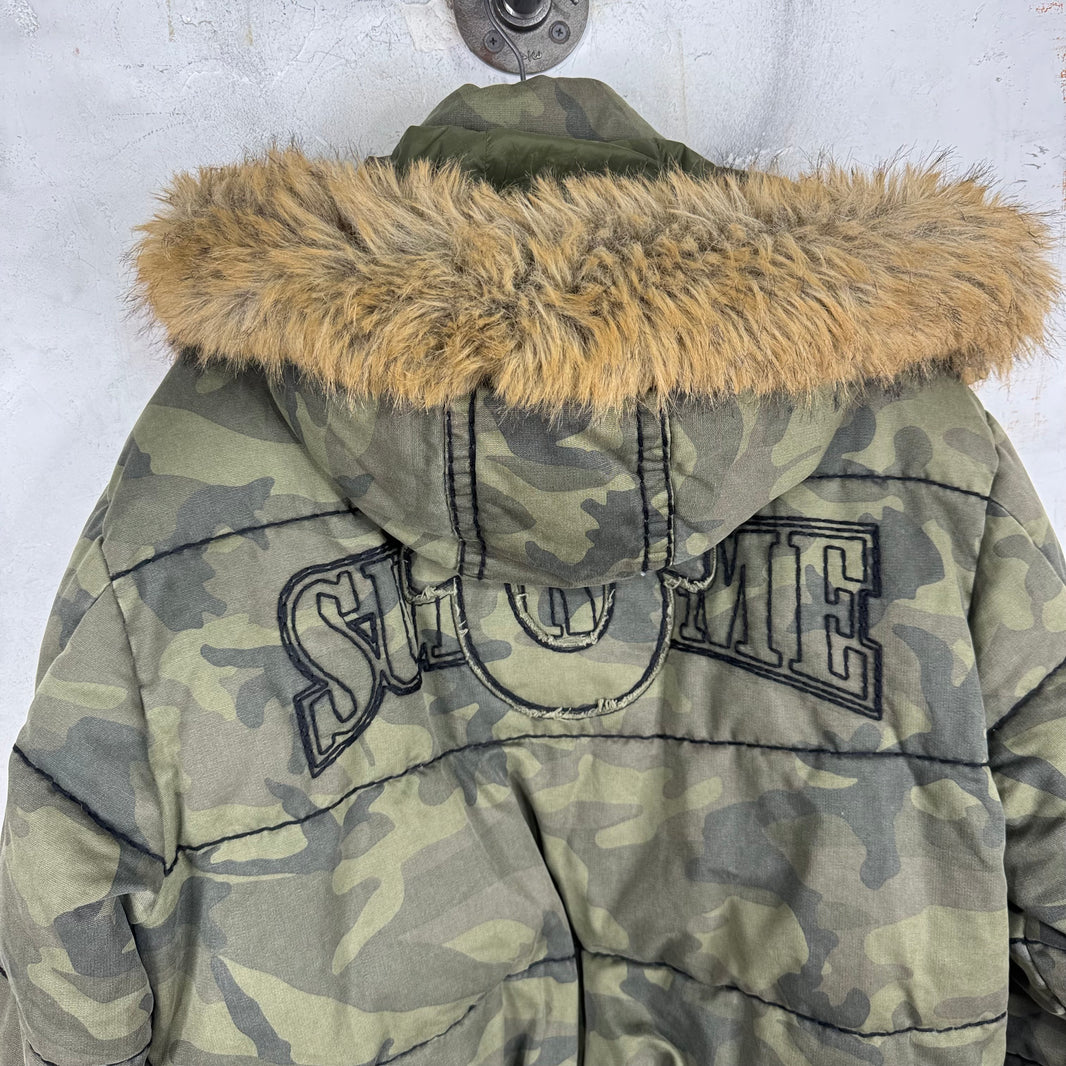 Supreme x True Religion Camo Puffer Jacket