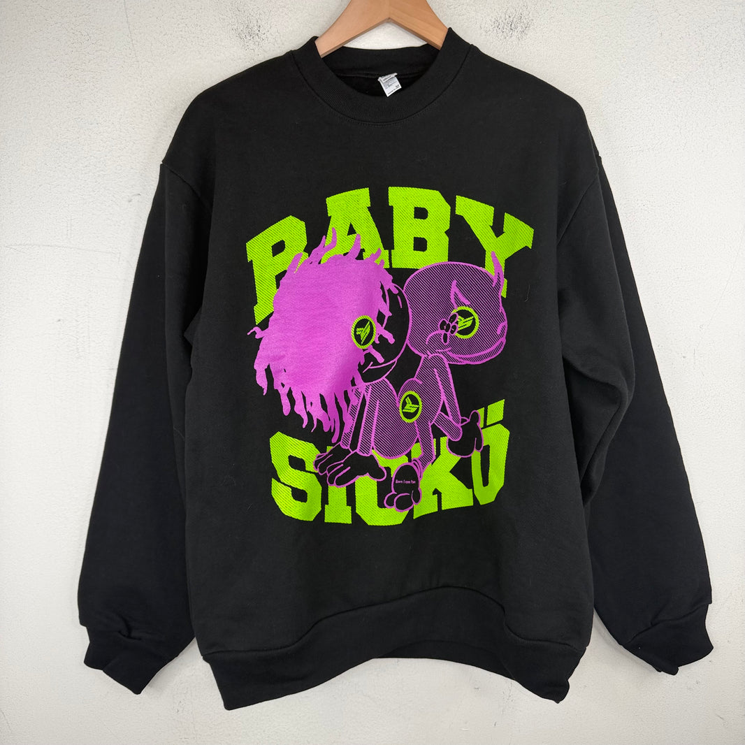 Sicko Test Print Baby Crewneck