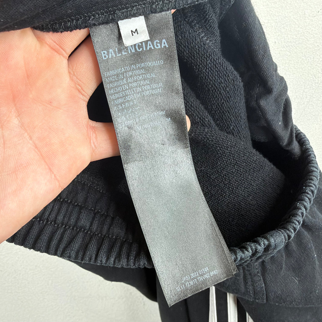 Balenciaga Adidas Black Sweatpants