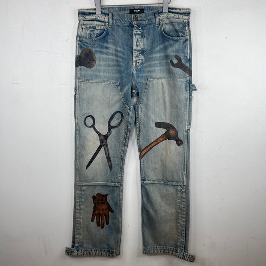 Amiri Rhee Studio Carpenter Denim Jeans