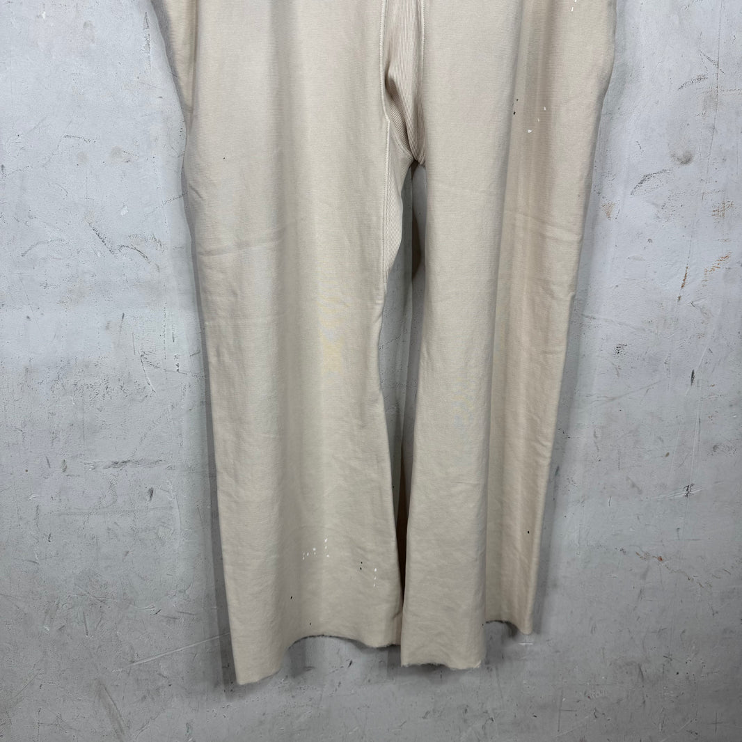 Margiela Thin Beige Painter Sweatpants
