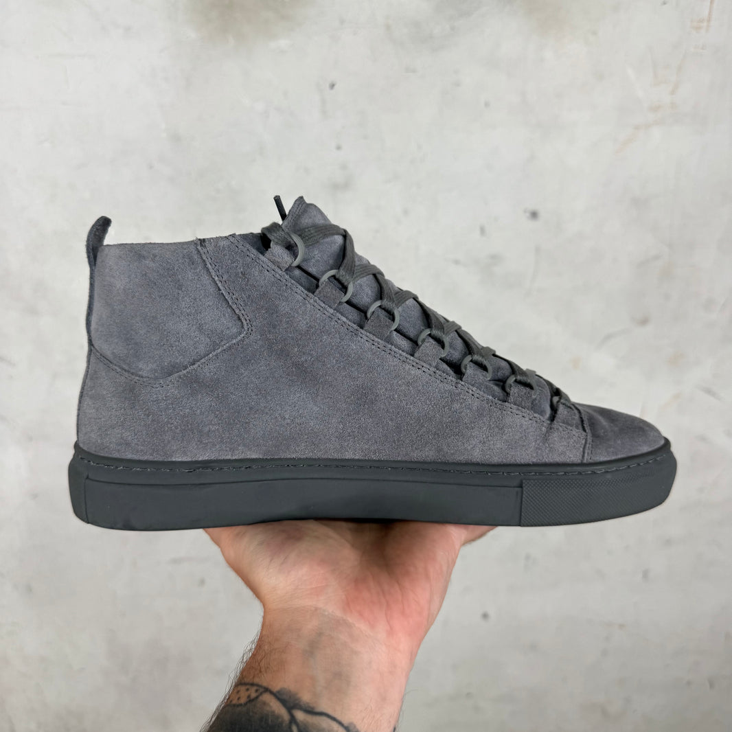 Balenciaga Grey Suede Arena Highs